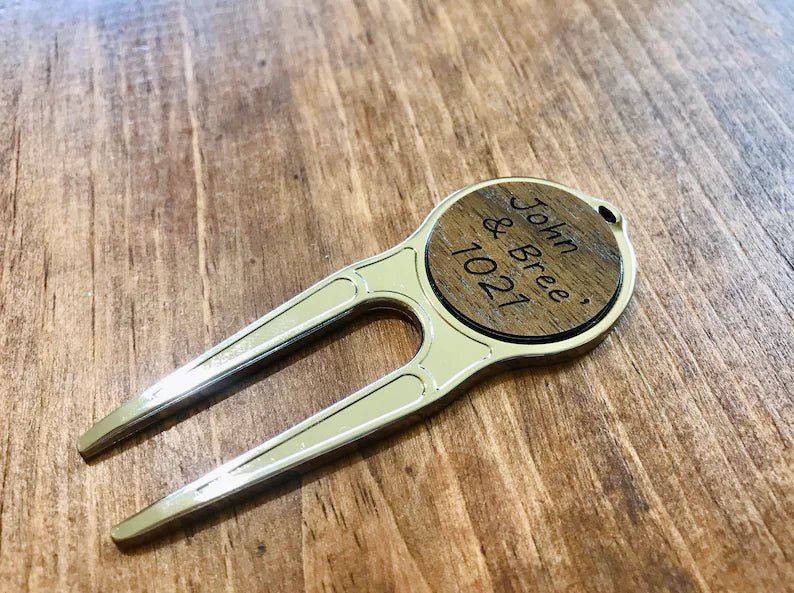 Unique Personalized Fairway Defender Customized Divot Tool Gifts for Men by Groovy Guy