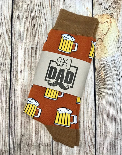 #1 Dad Beer Socks