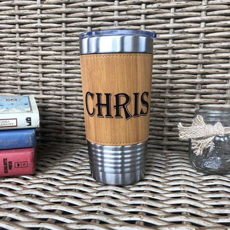 Unique Personalized Tumble Forward Mug Customized Bar Gifts for Men by Groovy Guy