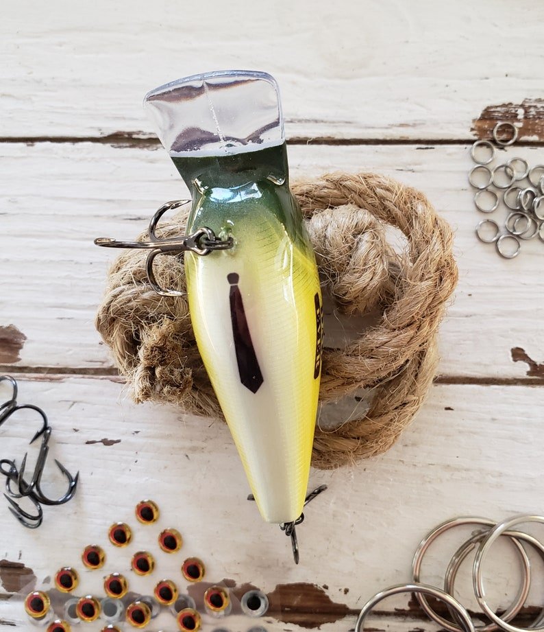 Unique Personalized Dads Fishing Lure Customized Dad Gifts for Men by Groovy Guy