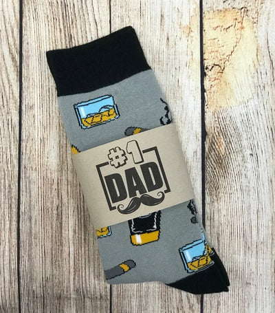 #1 Dad Beer Socks