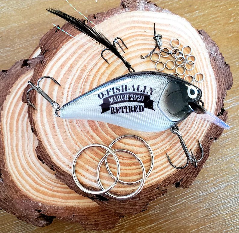 Unique Personalized Casting into Retirement Customized Retirement Gifts for Men by Groovy Guy