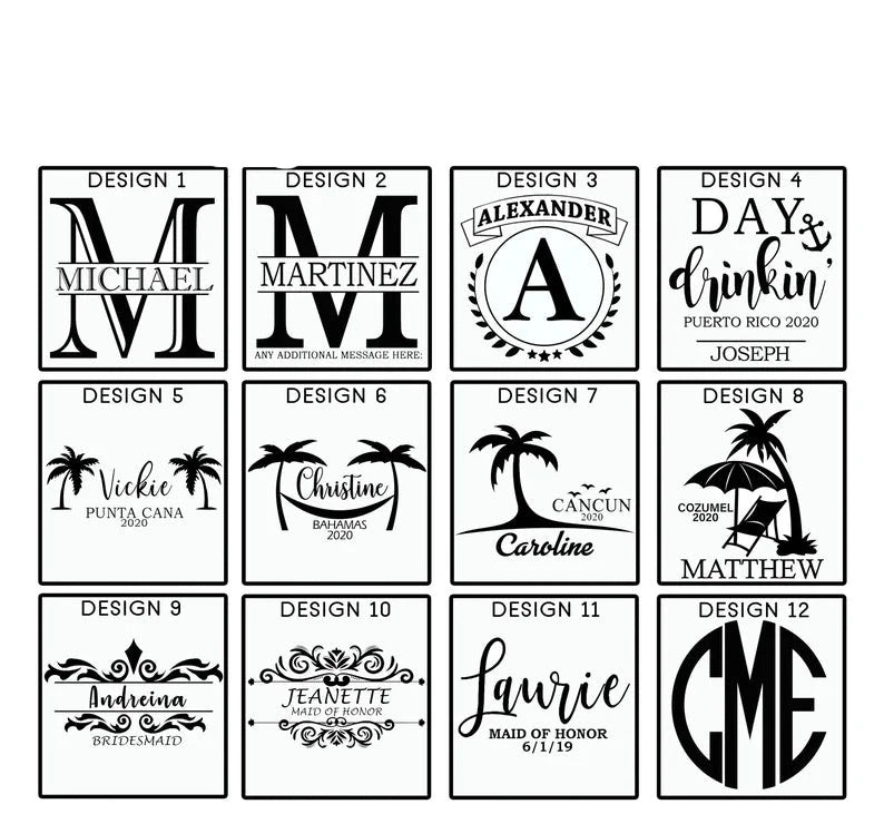 Unique Personalized Stylish Sipper Customized Drinkware Gifts for Men by Groovy Guy