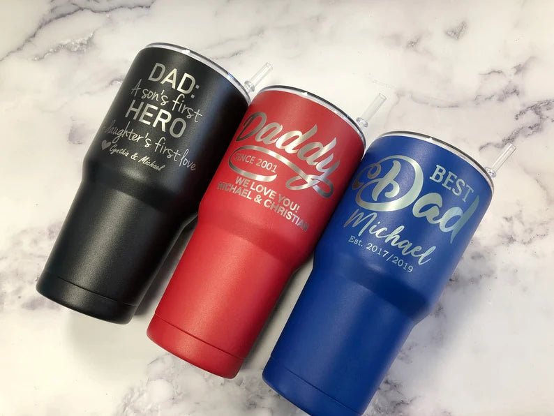 Unique Personalized Stylish Sipper Customized Drinkware Gifts for Men by Groovy Guy