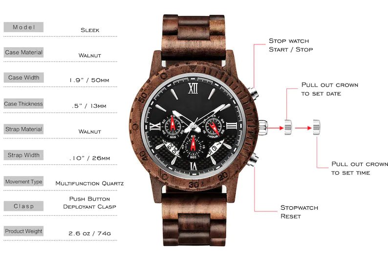 Unique Personalized Timber Time Customized Wearables Gifts for Men by Groovy Guy