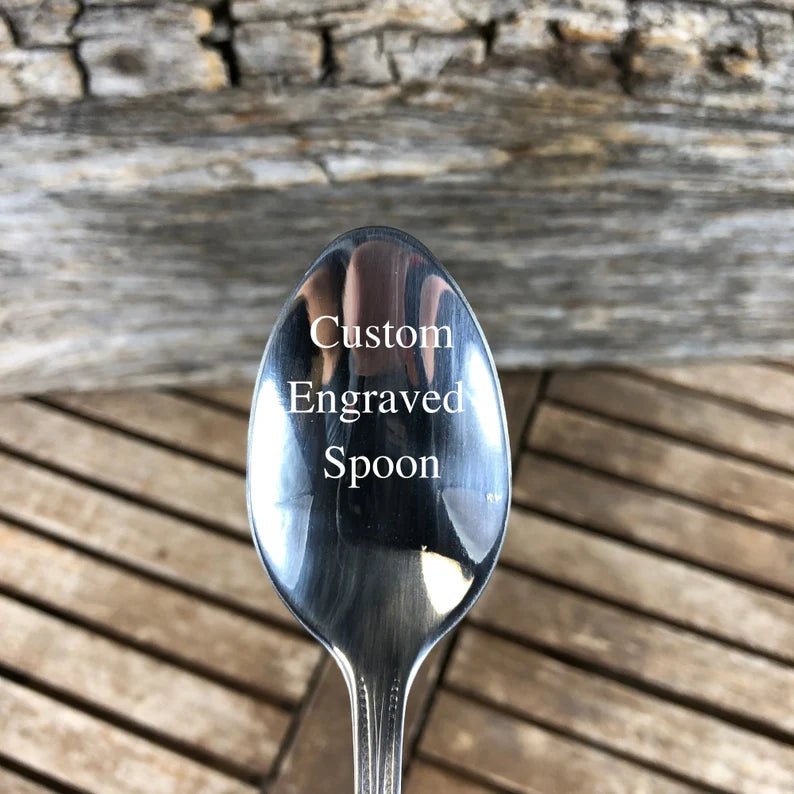Unique Personalized Custom Personalized Spoon Customized Dad Gifts for Men by Groovy Guy