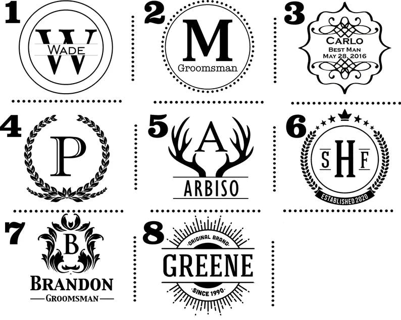 Unique Personalized Tipsy Rye Whiskey Glasses Customized Whiskey Glass Set Gifts for Men by Groovy Guy