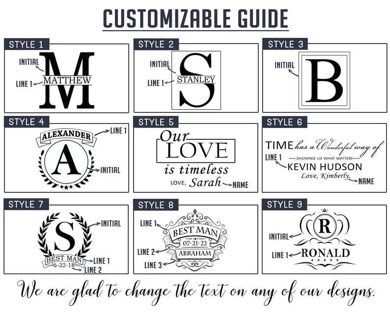 Unique Personalized Cool Mans Organizer Customized Watch Box Gifts for Men by Groovy Guy