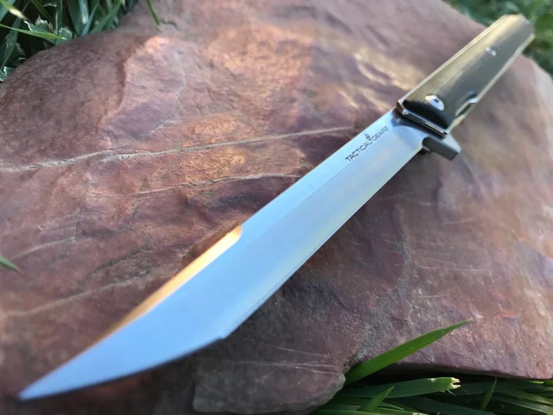 Unique Personalized Premium EDC Slim Pocket Knife Customized Knives Gifts for Men by Groovy Guy