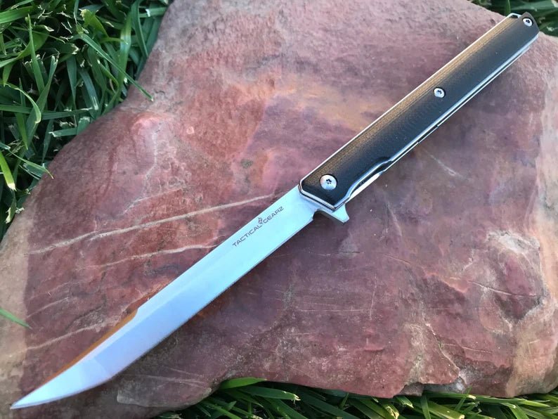 Unique Personalized Premium EDC Slim Pocket Knife Customized Knives Gifts for Men by Groovy Guy