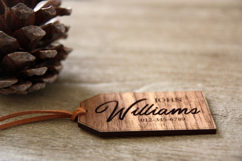 Unique Personalized Bunker Bag Tag Customized Golf Gifts for Men by Groovy Guy