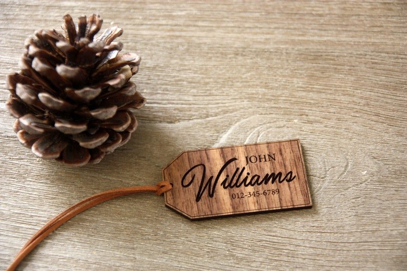 Unique Personalized Bunker Bag Tag Customized Golf Gifts for Men by Groovy Guy