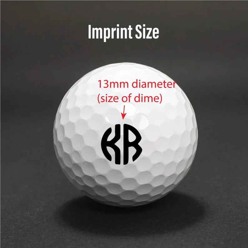 Unique Personalized Custom Golf Ball Stamp Customized Gifts for Men by Groovy Guy