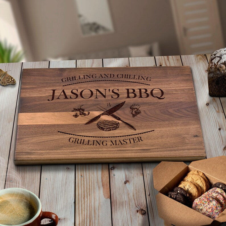 Personalized BBQ Board - Groovy Guy Gifts