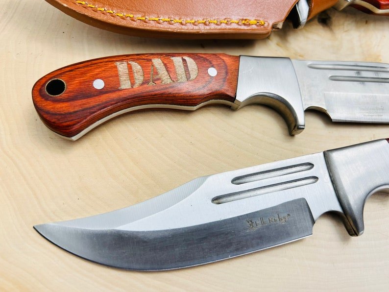 Unique Personalized Slashing Spear Customized Knives Gifts for Men by Groovy Guy