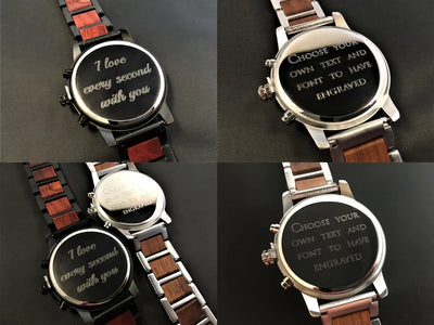 Chronograph Walnut Watch