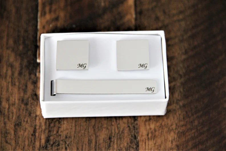 Unique Personalized Custom Cufflinks Set Customized Cuff Links Gifts for Men by Groovy Guy