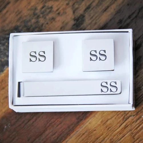 Unique Personalized Custom Cufflinks Set Customized Cuff Links Gifts for Men by Groovy Guy