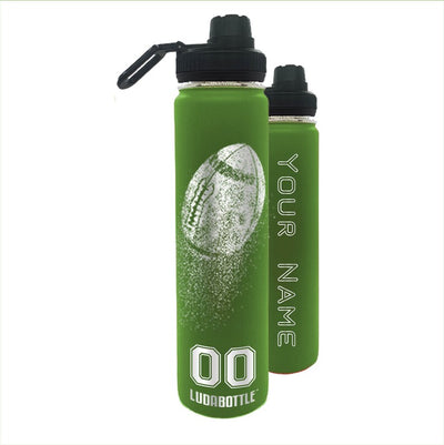 24oz Football Personalized Bottle