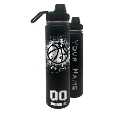 24oz Grunge Basketball Bottle