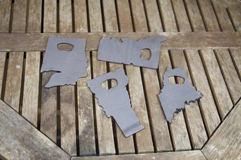 Unique Personalized State Bottle Opener Customized Bottle Openers Gifts for Men by Groovy Guy