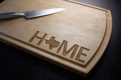 Custom Home State Cutting Board