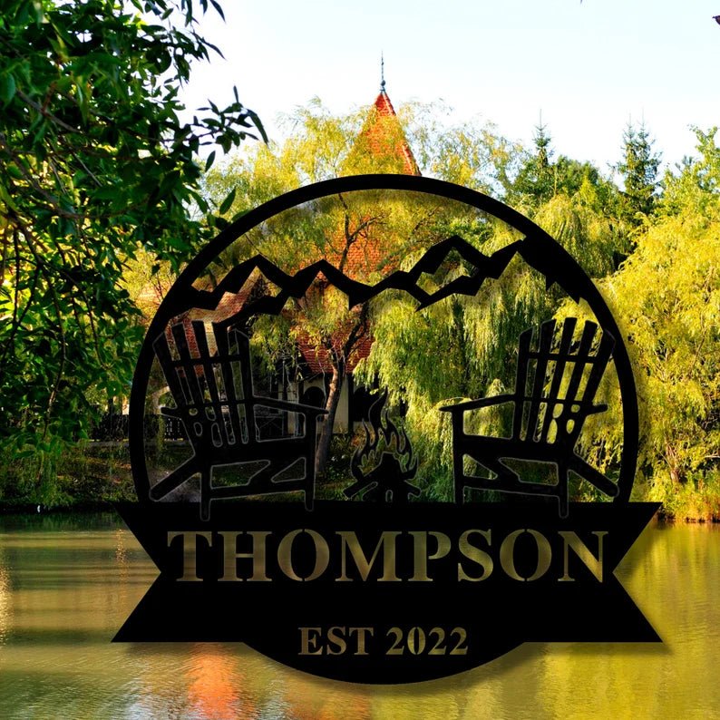 Unique Personalized Personalized Campfire Sign Customized Pub Signs Gifts for Men by Groovy Guy