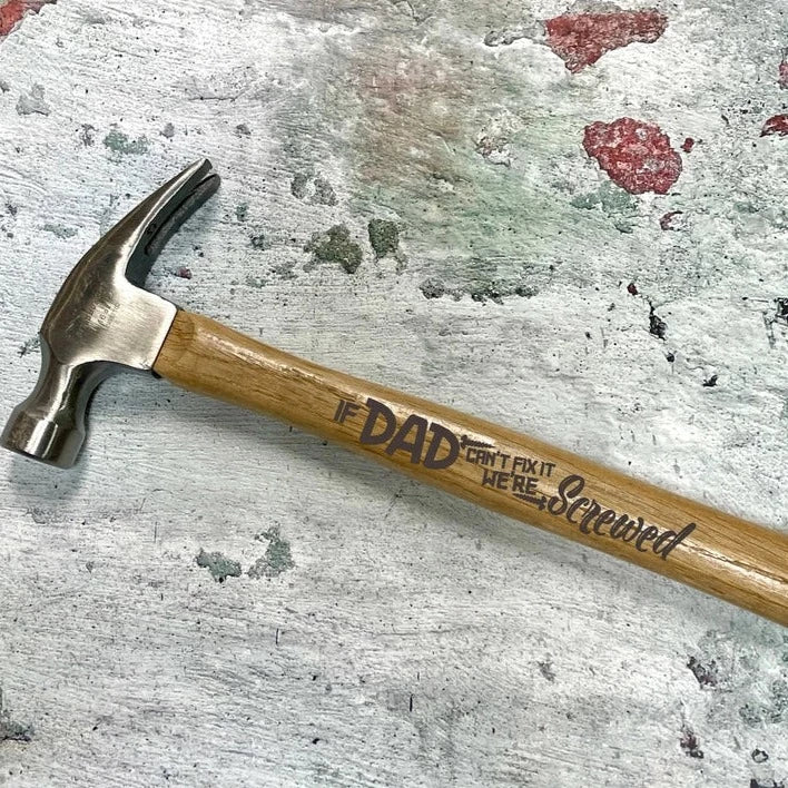 Unique Personalized Dads Forever Hammer Customized Dad Gifts for Men by Groovy Guy