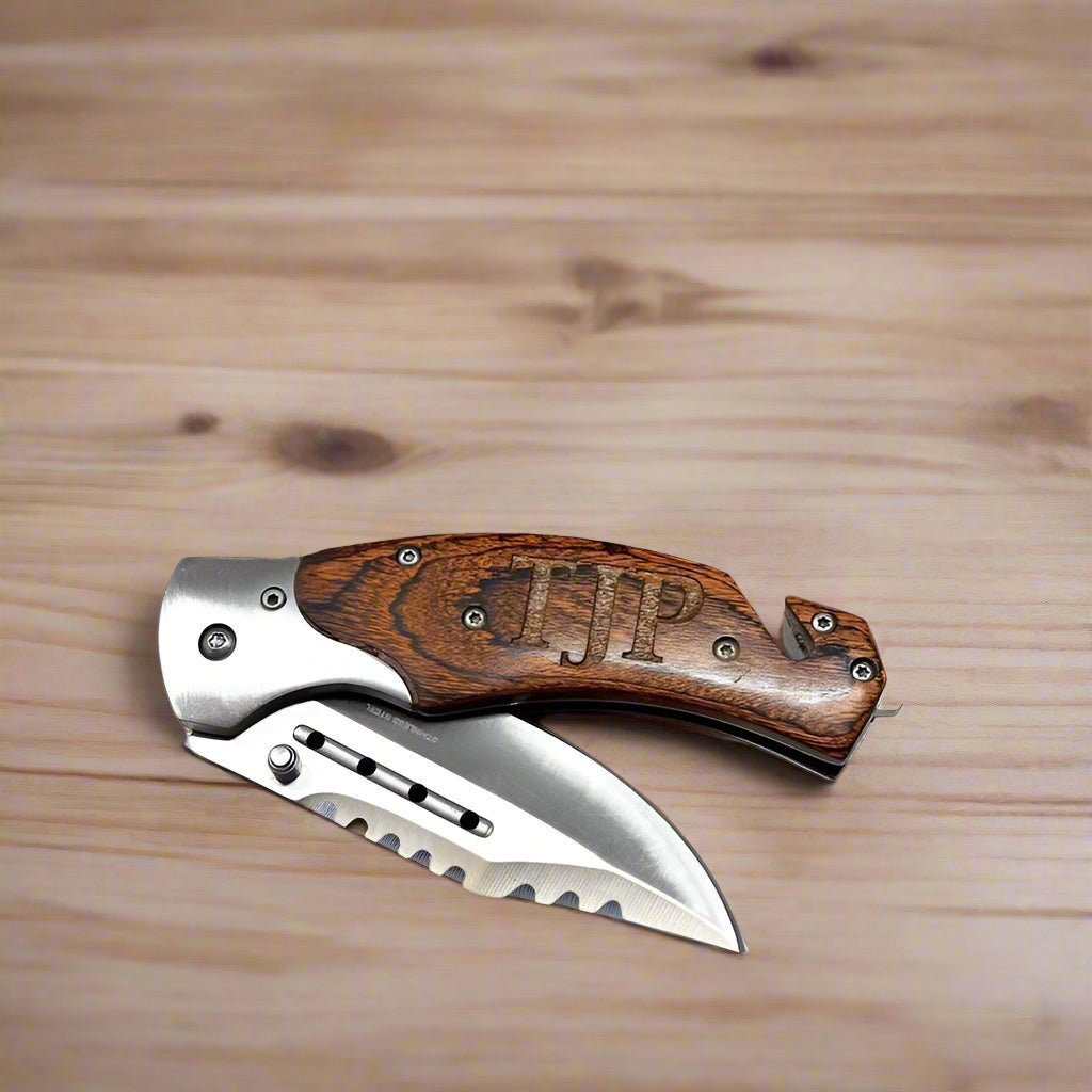 Unique Personalized Survival Knife Customized Knife Gifts for Men by Groovy Guy