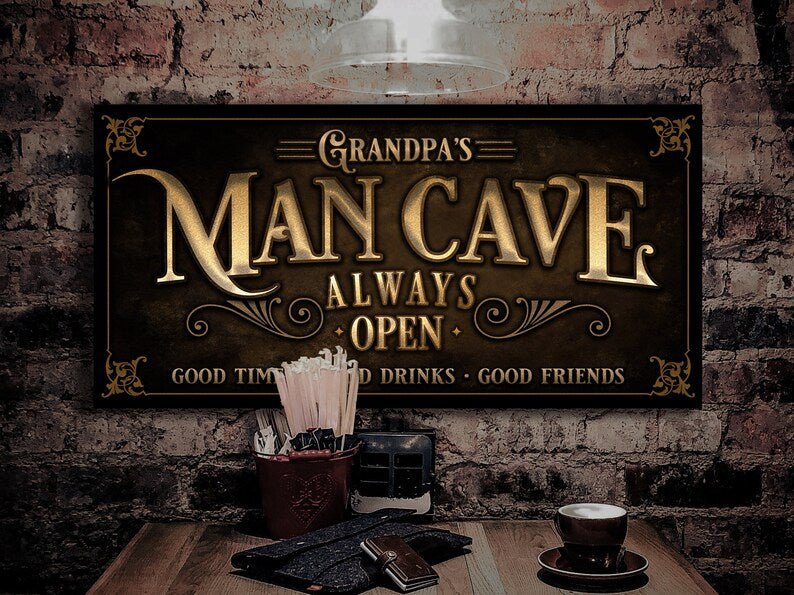 Man Den Signs Man Cave Signs Personalized