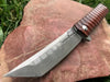 Rosewood Real Steel Damascus Blade