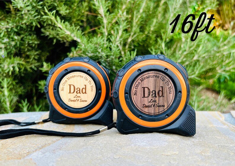 Unique Personalized No One Measures Up To You Customized Tools Gifts for Men by Groovy Guy