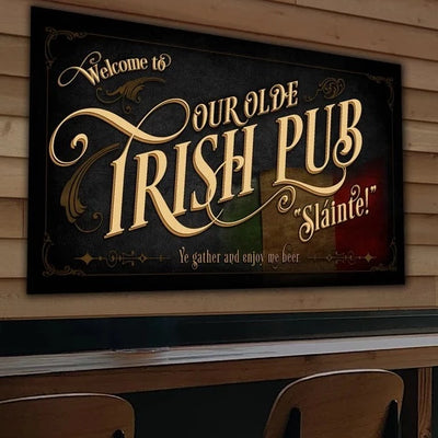 Vintage Irish Pub Personalized Sign