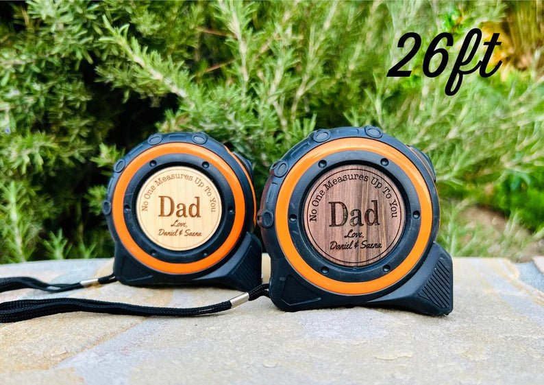 Unique Personalized No One Measures Up To You Customized Tools Gifts for Men by Groovy Guy