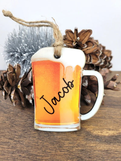 Beer Mug Christmas Ornament