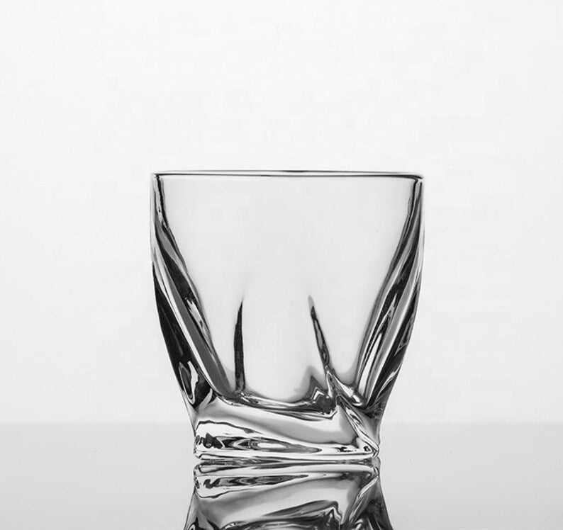 Unique Personalized Whiskey on the Rocks Set Customized Whiskey Glass Set Gifts for Men by Groovy Guy