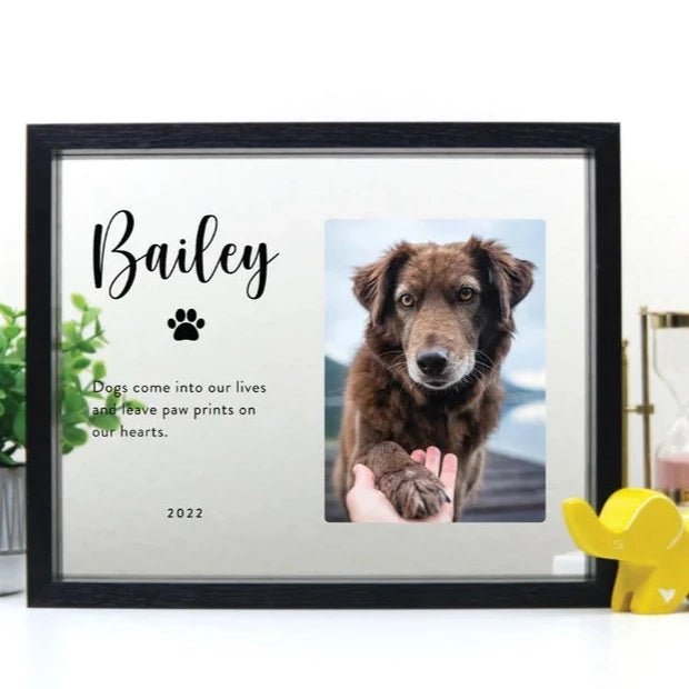 Unique Personalized Framed Pet Memorial Plaque Customized Gifts for Men by Groovy Guy