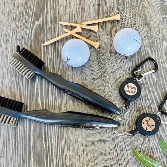 Unique Personalized Custom Golf Club Brush Customized Golf Gifts for Men by Groovy Guy