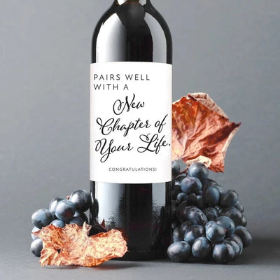 A New Chapter Of Your Life Wine Labels