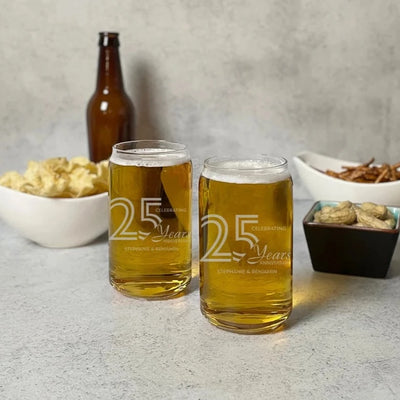 Forever Cheers Anniversary Ale Glass