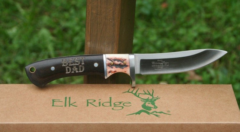 Unique Personalized Elk Yourself Customized Knives Gifts for Men by Groovy Guy