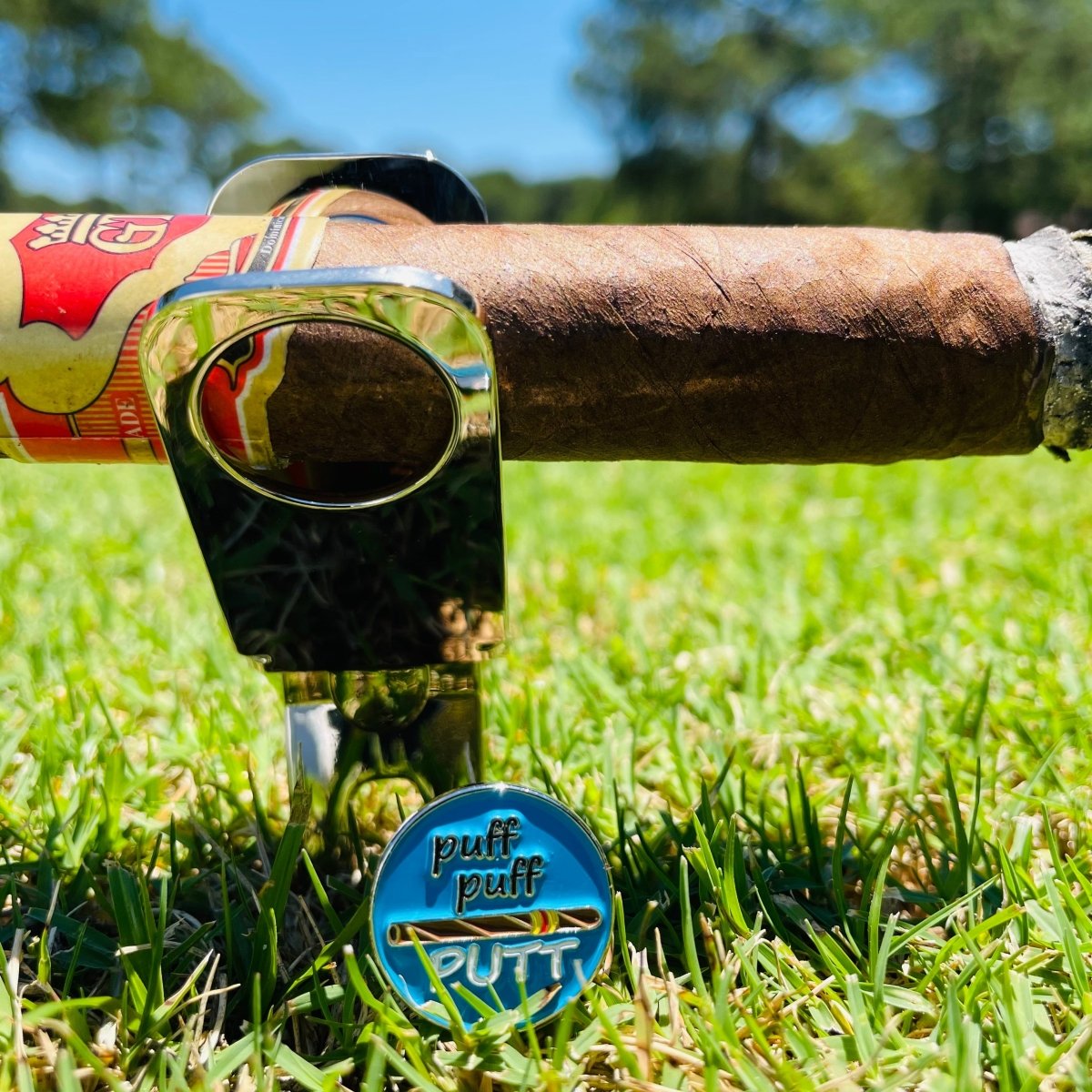 Unique Personalized Cigar Holder Divot Tool Customized Divot Tool Gifts for Men by Groovy Guy