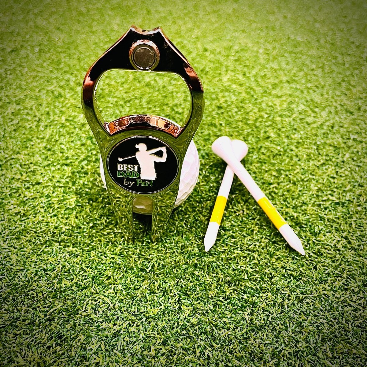 Unique Personalized Best Dad by Par Customized Fathers Day Gifts for Men by Groovy Guy