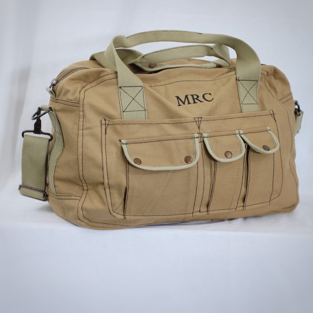 Unique Personalized Combat Travel Bag Customized Groovy Threads Gifts for Men by Groovy Guy