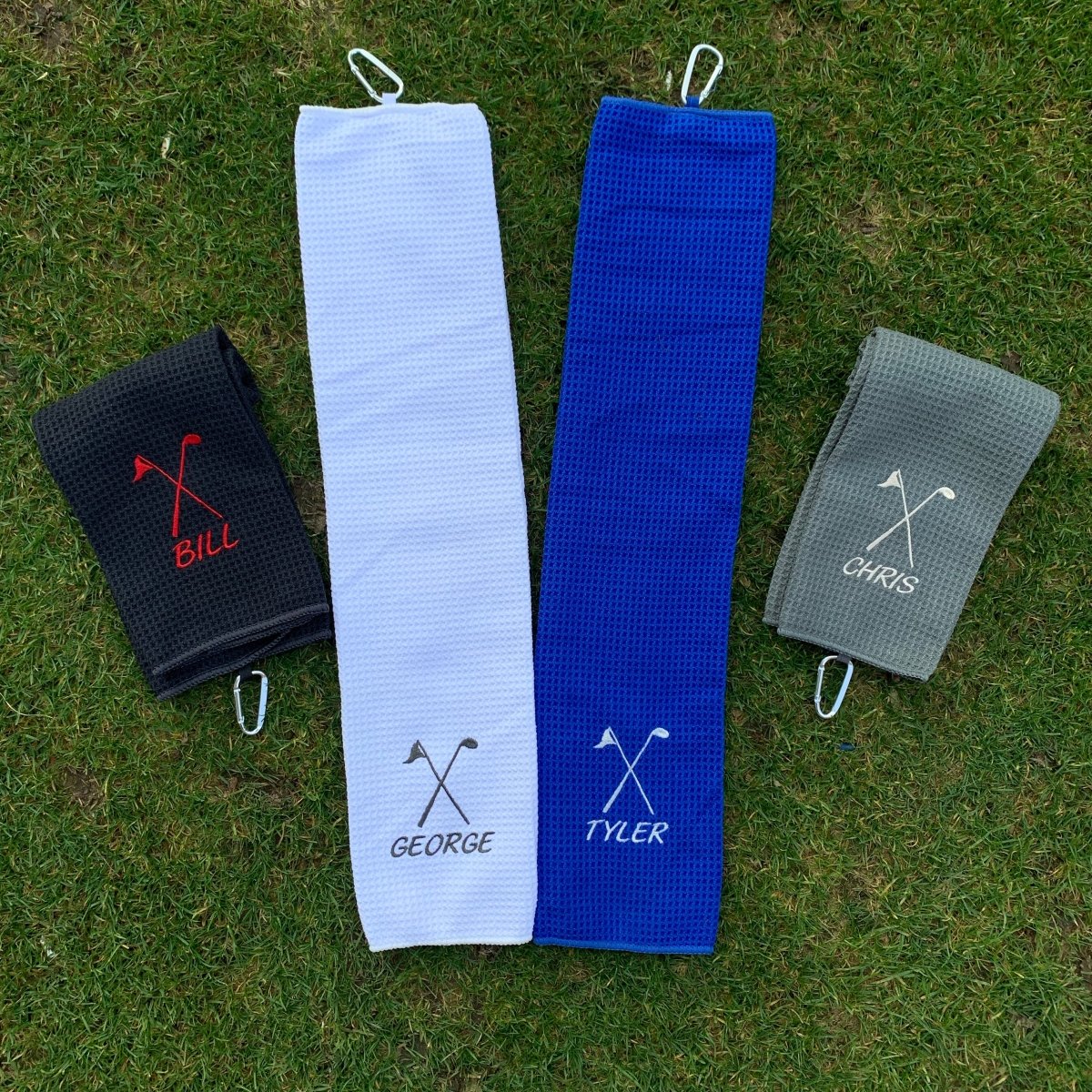 Unique Personalized Un - FORE - gettable Custom Golf Towel Customized Personalized Golf Towel Gifts for Men by Groovy Guy