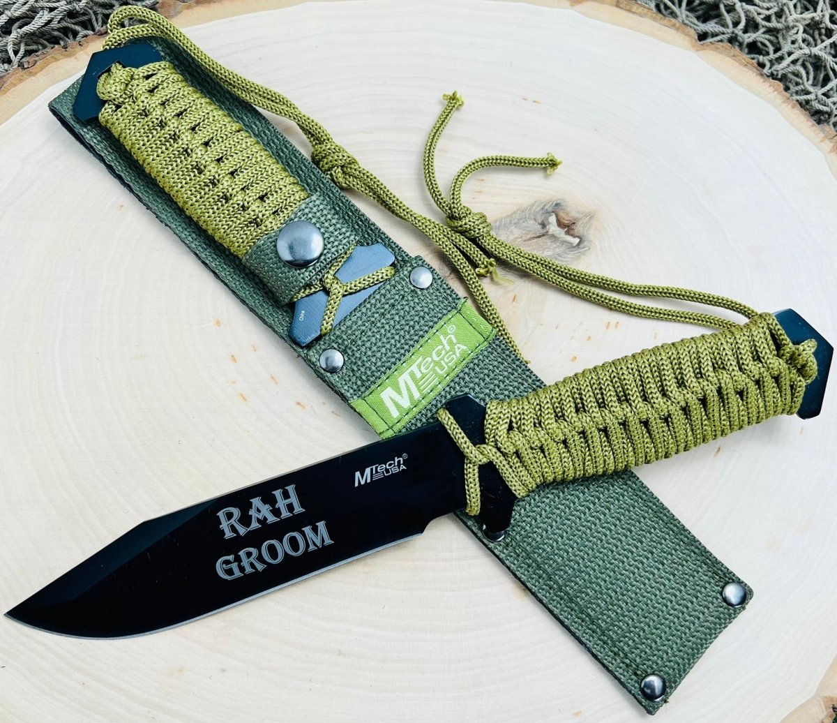Unique Personalized Roped Dagger Customized Knives Gifts for Men by Groovy Guy