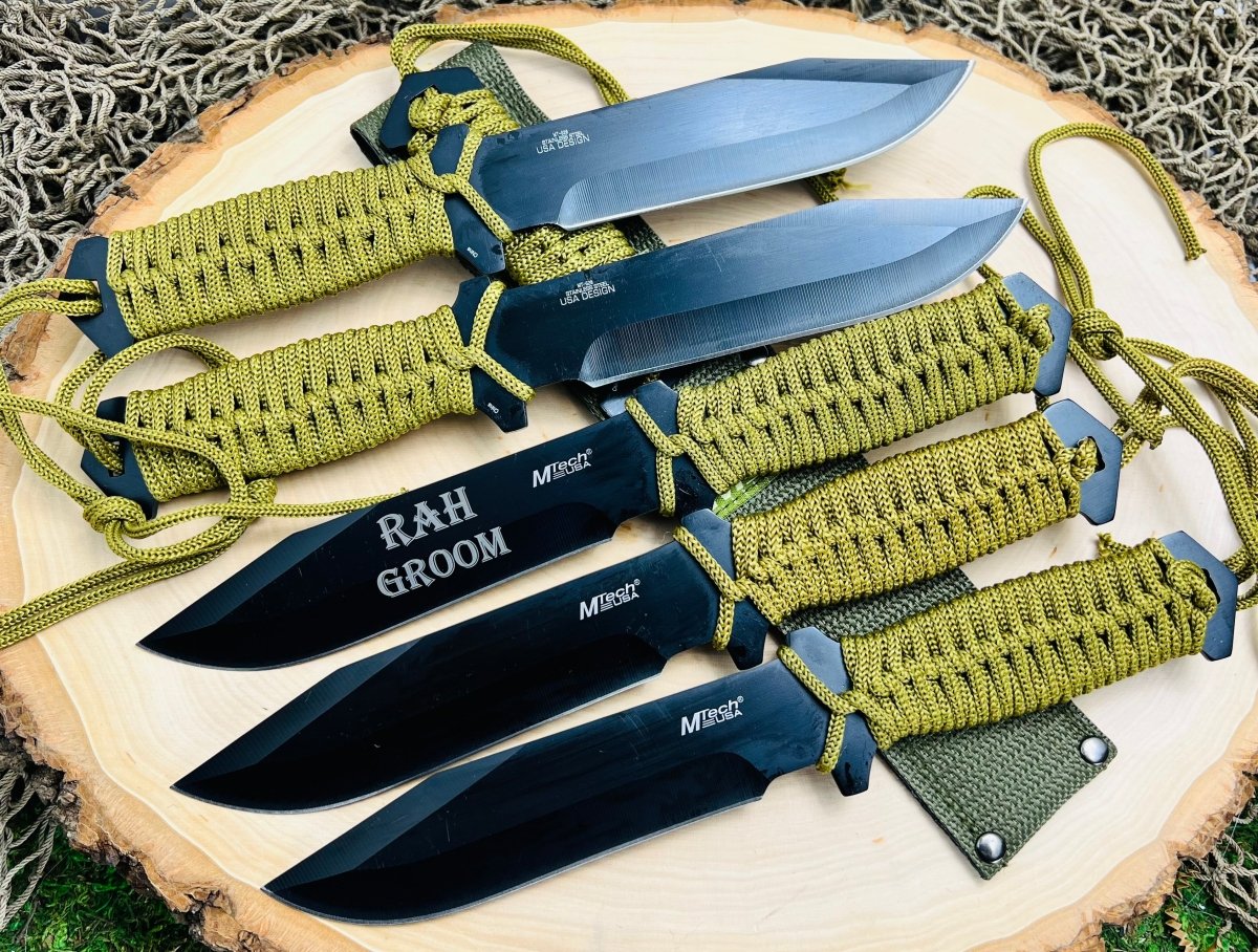Unique Personalized Roped Dagger Customized Knives Gifts for Men by Groovy Guy