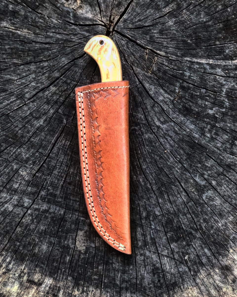 Unique Personalized Olive Wood And Bone Skinner Customized Gifts for Men by Groovy Guy