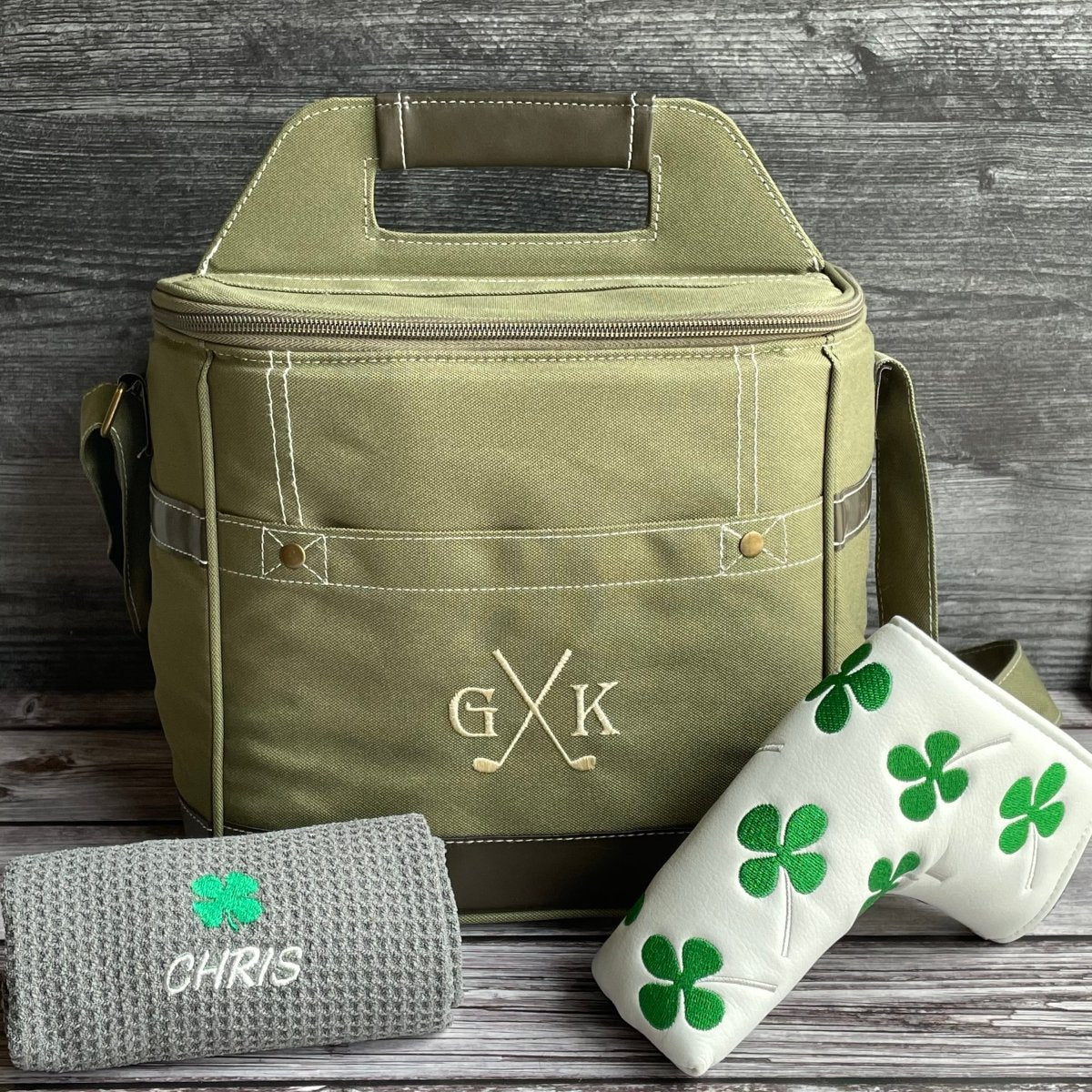 Unique Personalized Lucky Golfer Set Customized Gifts for Men by Groovy Guy