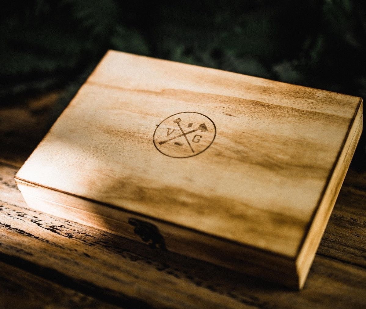 Unique Personalized Cedar Wood Cigar Box Customized Gifts for Men by Groovy Guy